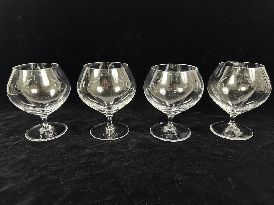 (4) Rosenthal Studio-Line Crystal Stemware Glasses Fuga Brandy Glasses 4 3/8H Replacements Value $119 [Photo 2]