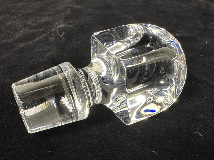 Baccarat France  Vologne Liquor Decanter With Stopper 11.5H [Photo 12]