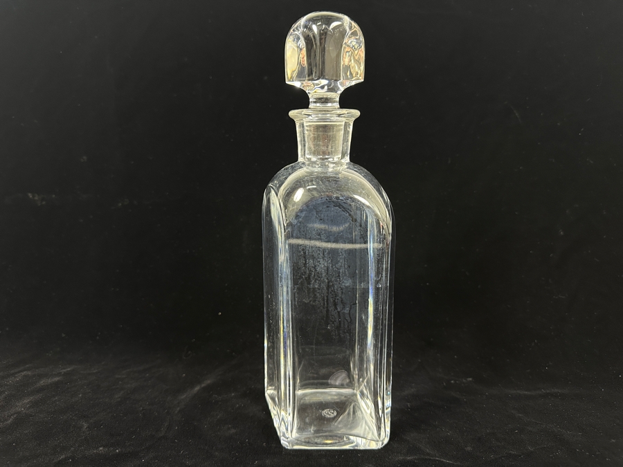 Baccarat France  Vologne Liquor Decanter With Stopper 11.5H [Photo 2]