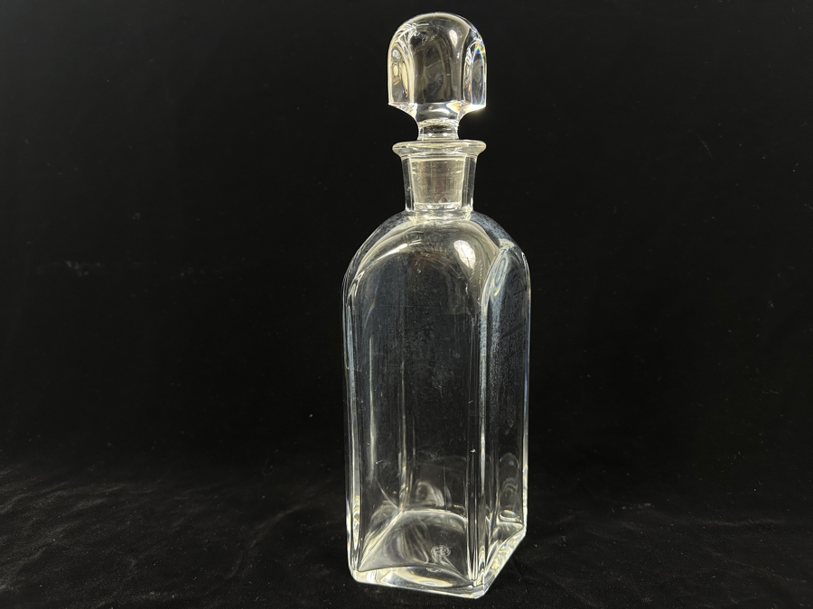Baccarat France  Vologne Liquor Decanter With Stopper 11.5H [Photo 5]