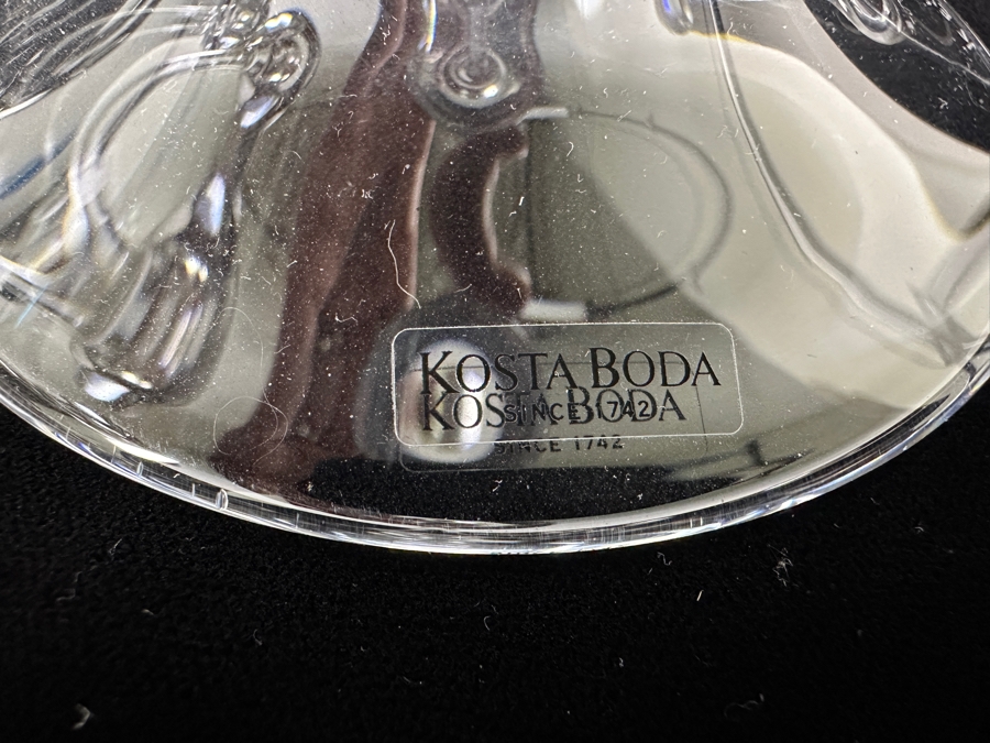 (6) Kosta Boda Swedish 'Fanfare' Mouth-Blown Glass Candlestick Holders Designed By Kjell Engman From 7'H To 11'H [Photo 8]