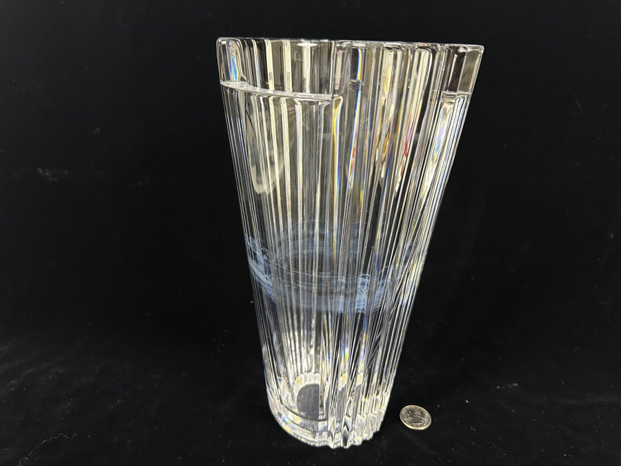 Stunning Orrefors Sweden Crystal Vase 10.75H [Photo 5]