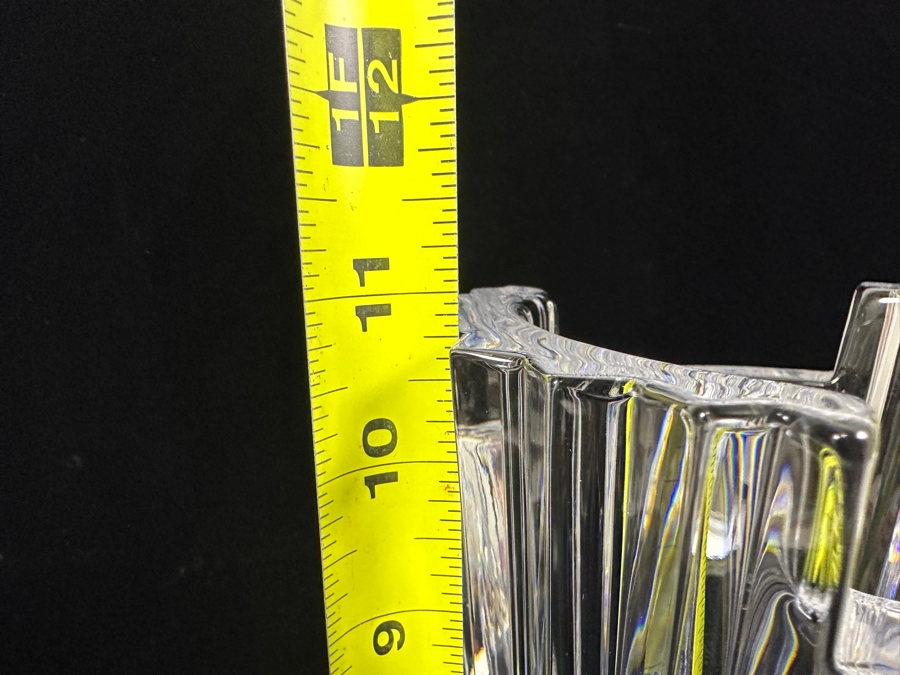Stunning Orrefors Sweden Crystal Vase 10.75H [Photo 11]