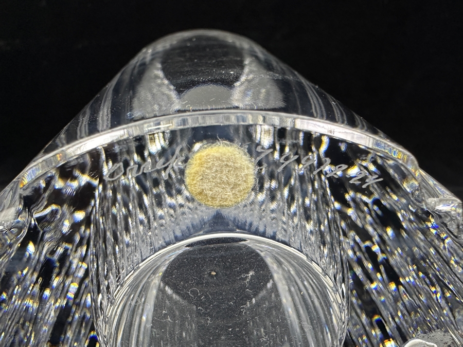 Stunning Orrefors Sweden Crystal Vase 10.75H [Photo 8]