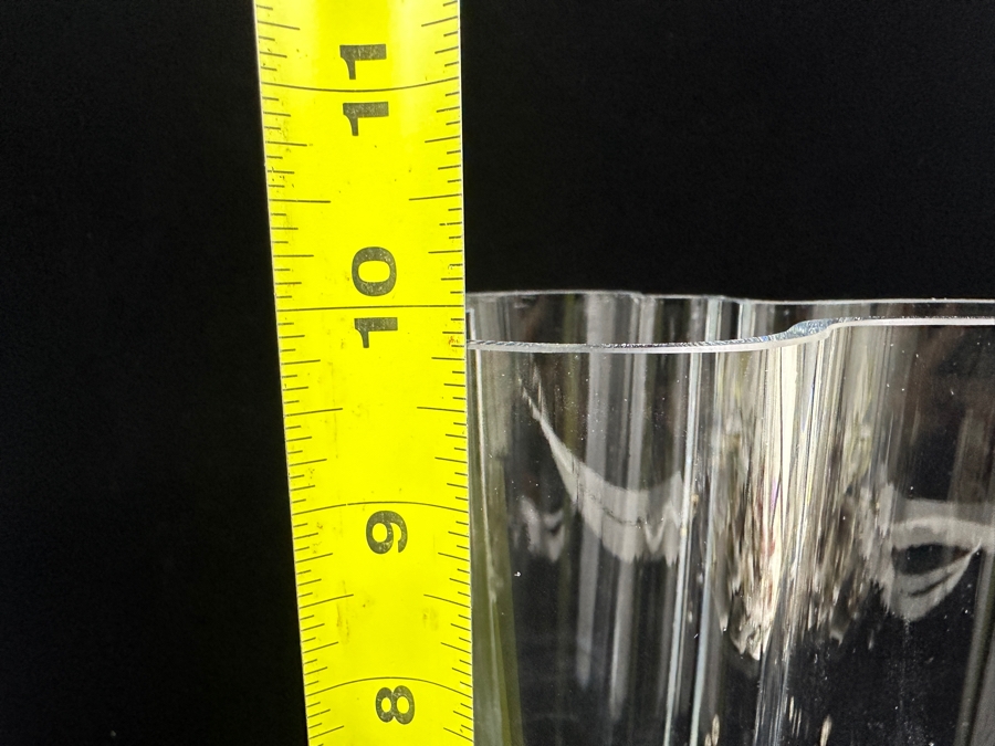 Iittala Alvar Aalto Collection Maljakko Vase With Original Box 9.8'H Retails $295 [Photo 9]