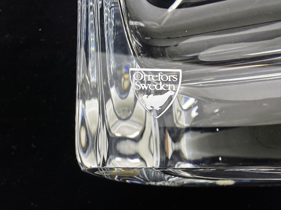 Orrefors Sweden Crystal Vase 7.75'H [Photo 6]
