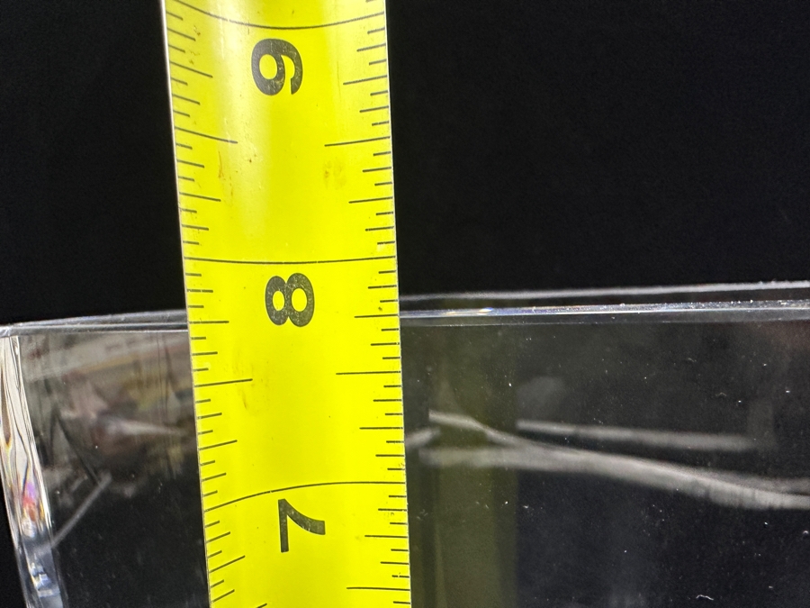 Orrefors Sweden Crystal Vase 7.75'H [Photo 9]