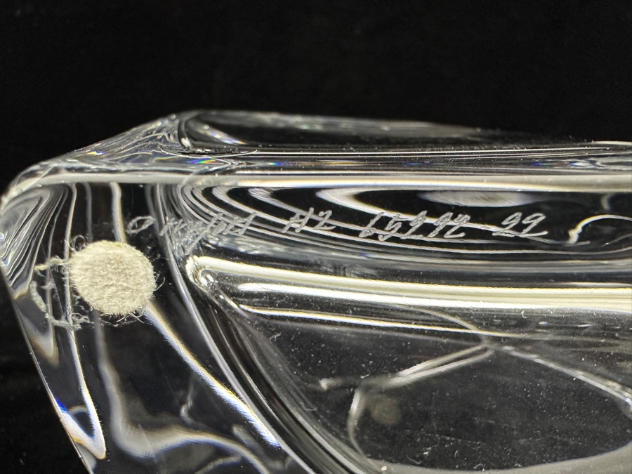 Orrefors Sweden Crystal Vase 7.75'H [Photo 7]