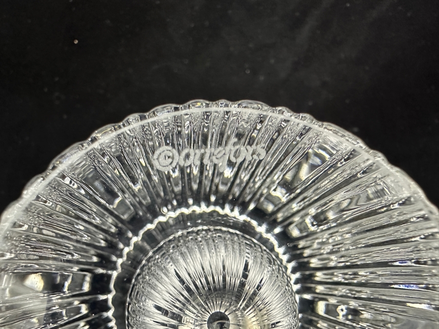 Orrefors Sweden Crystal Vase 8.5'H [Photo 6]