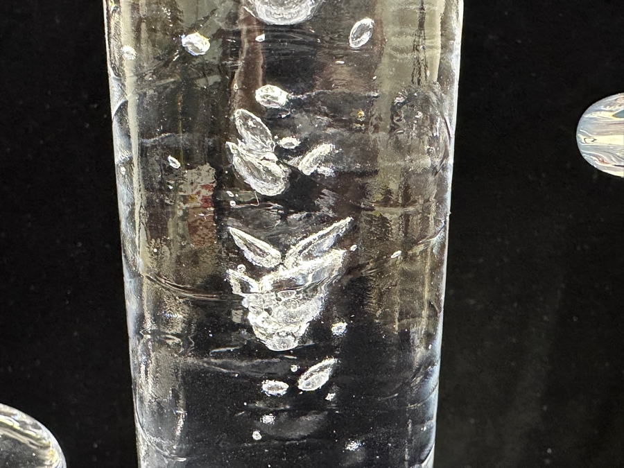 (3) Kosta Boda Sweden Model 'Cool' Bubble Candlesticks Candle Holders 5.5'H To 11.75'H [Photo 5]