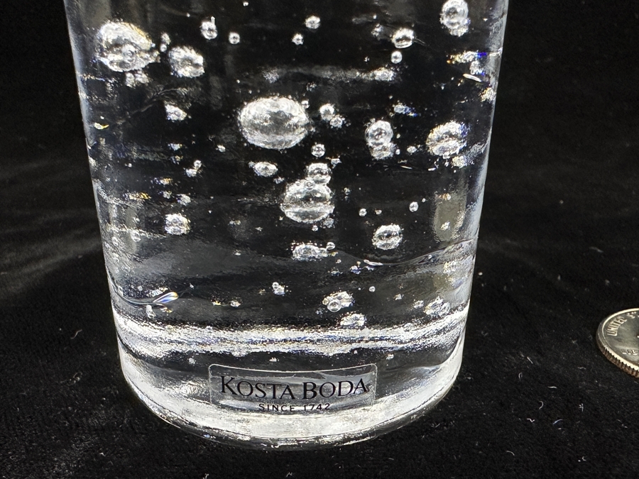 (3) Kosta Boda Sweden Model 'Cool' Bubble Candlesticks Candle Holders 5.5'H To 11.75'H [Photo 6]