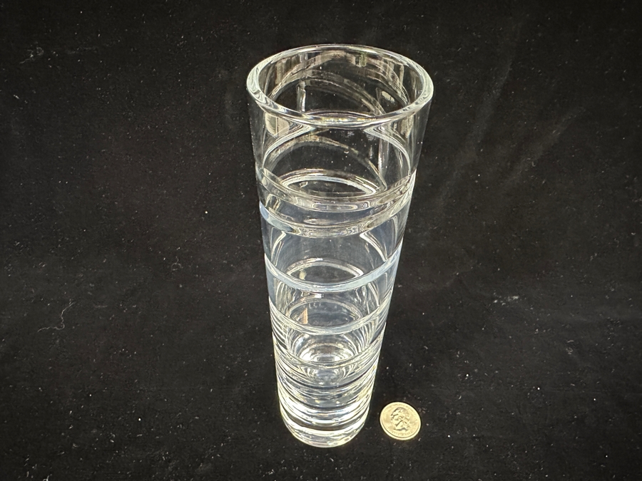 Tiffany & Co Crystal Vase 8 1/8'H [Photo 5]