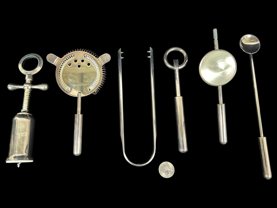 PM Italy Silverplate Barware Set