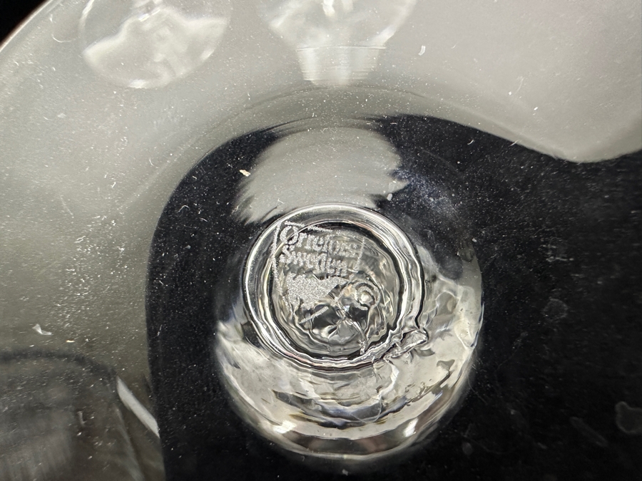 (4) Orrefors Sweden Crystal Champagne Flutes 9H [Photo 6]