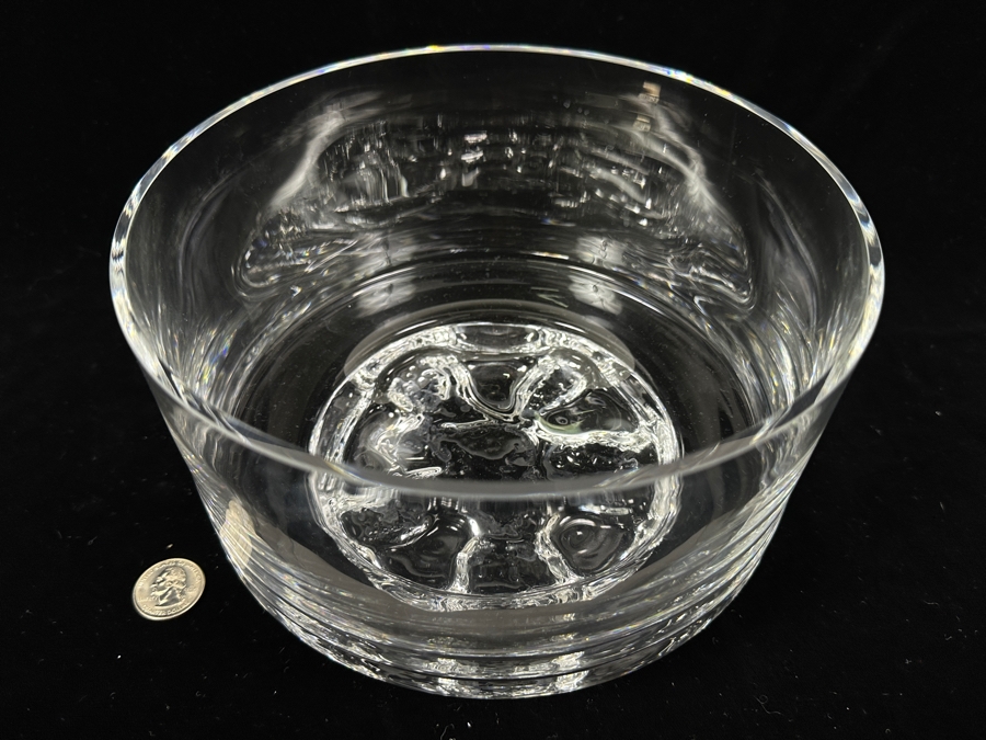 Iittala Finland Gaissa Bowl Designed By Tapio Wirkkala In 1973 Inspired By Artic Landscapes Featuring A Rocky, Textured Base Resembling Ice 8W X 5H [Photo 3]