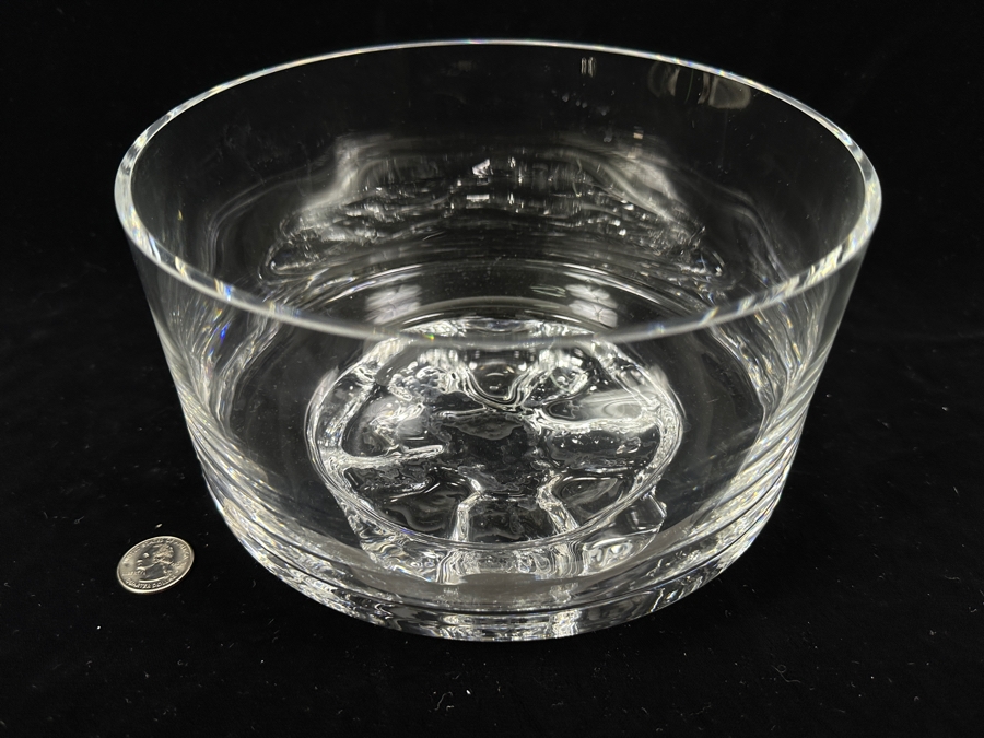 Iittala Finland Gaissa Bowl Designed By Tapio Wirkkala In 1973 Inspired By Artic Landscapes Featuring A Rocky, Textured Base Resembling Ice 8W X 5H [Photo 2]