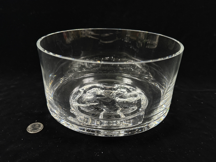 Iittala Finland Gaissa Bowl Designed By Tapio Wirkkala In 1973 Inspired By Artic Landscapes Featuring A Rocky, Textured Base Resembling Ice 8W X 5H [Photo 4]