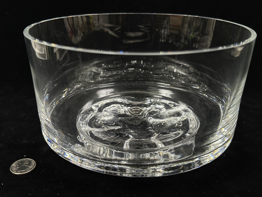 Iittala Finland Gaissa Bowl Designed By Tapio Wirkkala In 1973 Inspired By Artic Landscapes Featuring A Rocky, Textured Base Resembling Ice 8W X 5H [Photo 6]