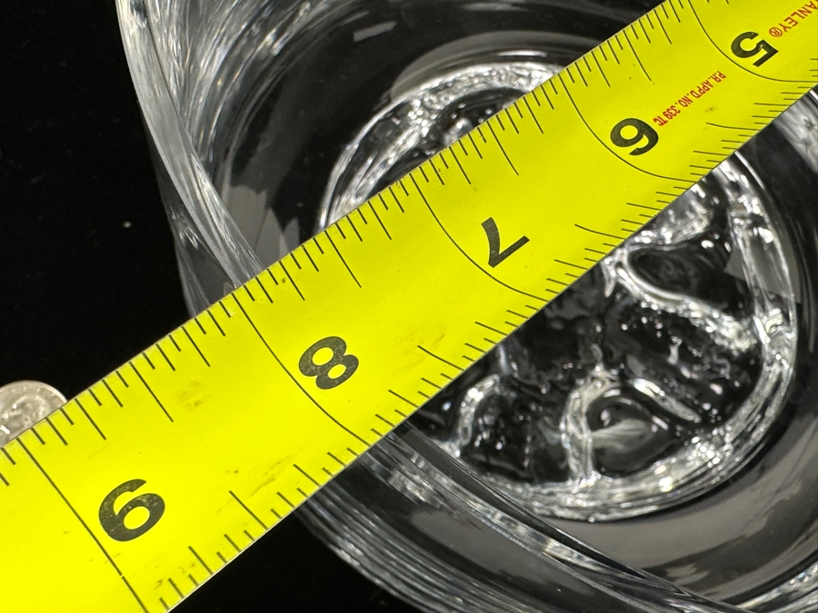 Iittala Finland Gaissa Bowl Designed By Tapio Wirkkala In 1973 Inspired By Artic Landscapes Featuring A Rocky, Textured Base Resembling Ice 8W X 5H [Photo 8]