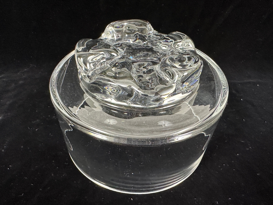 Iittala Finland Gaissa Bowl Designed By Tapio Wirkkala In 1973 Inspired By Artic Landscapes Featuring A Rocky, Textured Base Resembling Ice 8W X 5H [Photo 10]