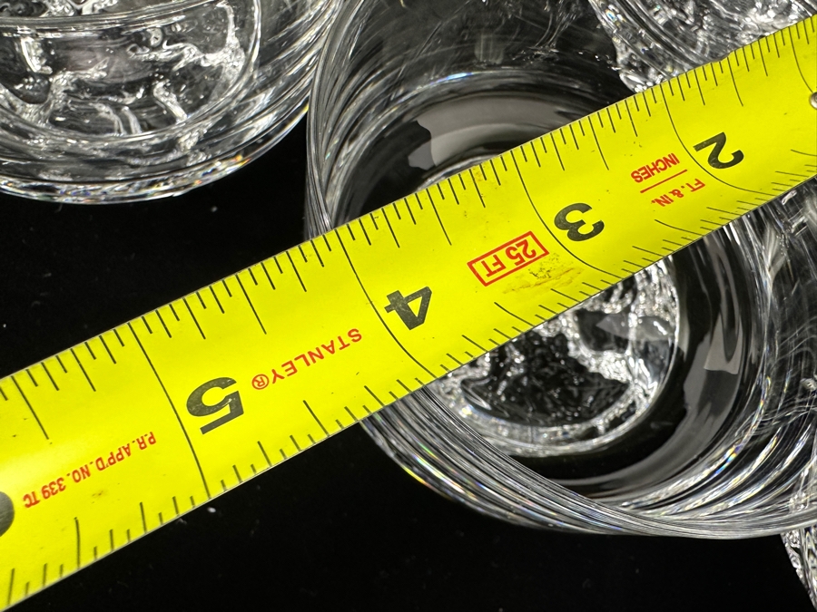 (6) Iittala Finland Gaissa Bowls Designed By Tapio Wirkkala In 1973 Inspired By Artic Landscapes Featuring A Rocky, Textured Base Resembling Ice 4W X 2.75H [Photo 8]