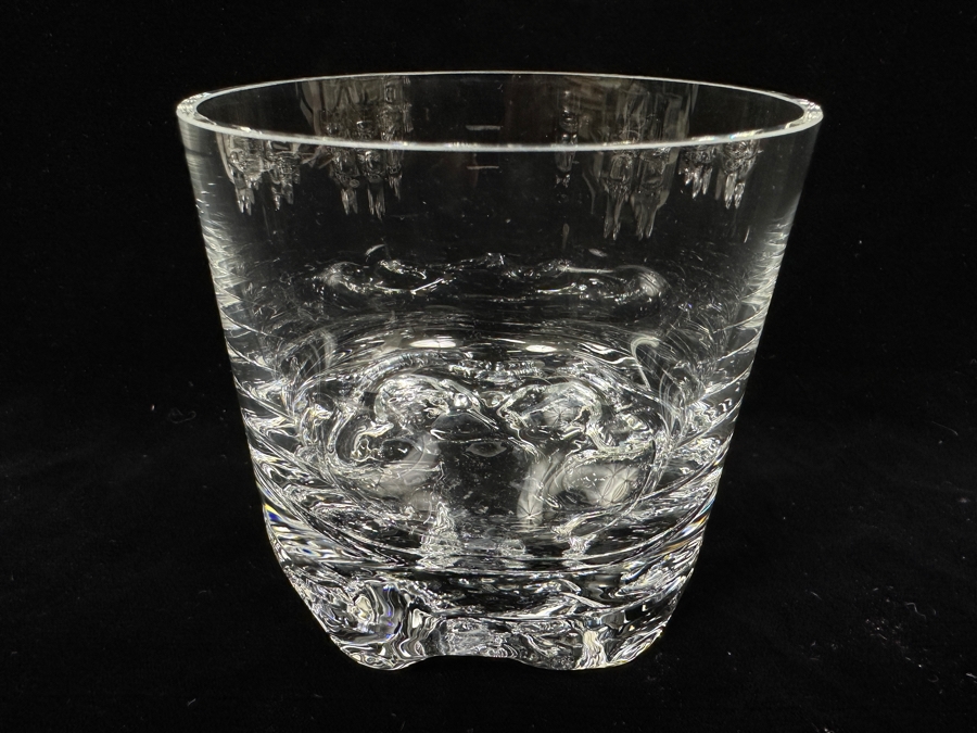 (6) Iittala Finland Gaissa Ice Bucket Designed By Tapio Wirkkala In 1973 Inspired By Artic Landscapes Featuring A Rocky, Textured Base Resembling Ice 4 5/8W X 4 3/8H [Photo 6]