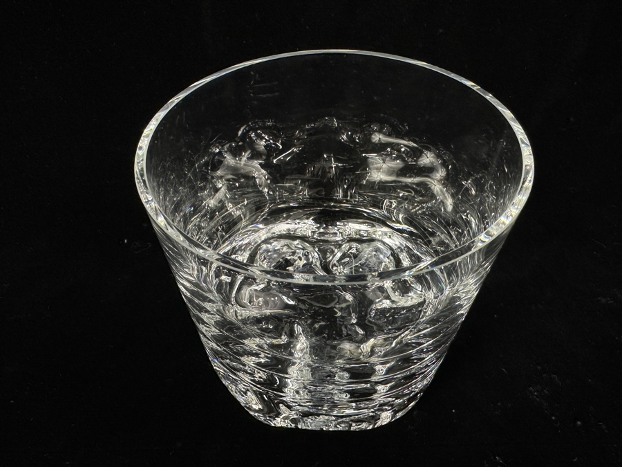 (6) Iittala Finland Gaissa Ice Bucket Designed By Tapio Wirkkala In 1973 Inspired By Artic Landscapes Featuring A Rocky, Textured Base Resembling Ice 4 5/8W X 4 3/8H [Photo 5]