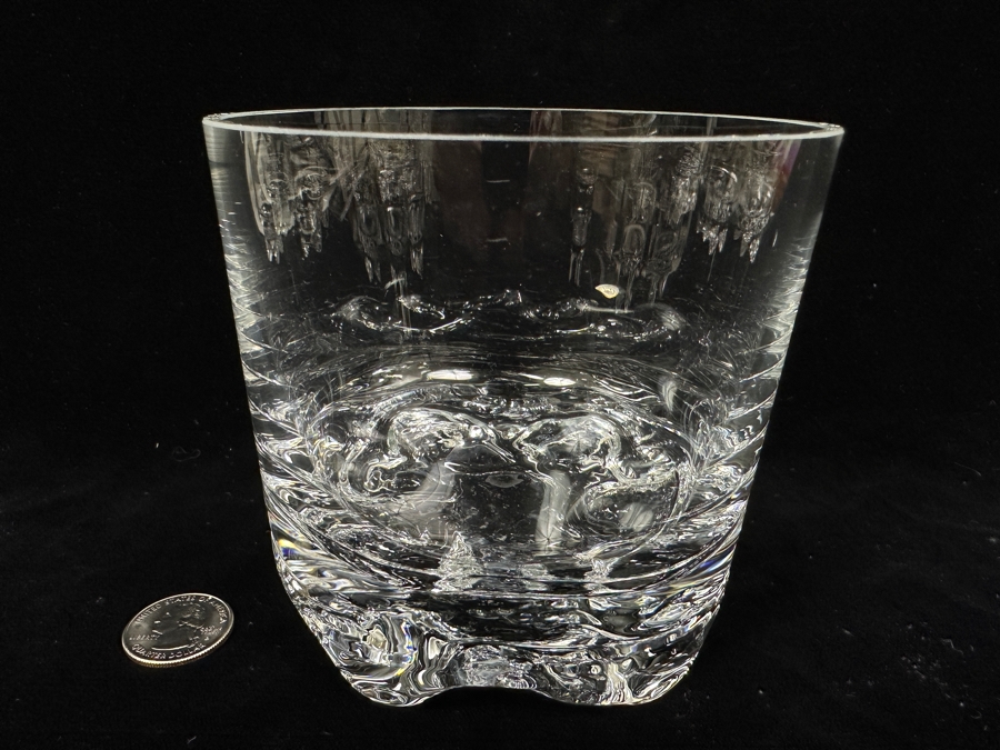 (6) Iittala Finland Gaissa Ice Bucket Designed By Tapio Wirkkala In 1973 Inspired By Artic Landscapes Featuring A Rocky, Textured Base Resembling Ice 4 5/8W X 4 3/8H [Photo 2]