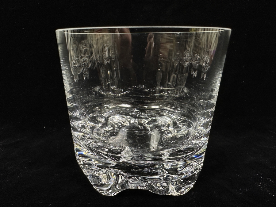 (6) Iittala Finland Gaissa Ice Bucket Designed By Tapio Wirkkala In 1973 Inspired By Artic Landscapes Featuring A Rocky, Textured Base Resembling Ice 4 5/8W X 4 3/8H [Photo 7]