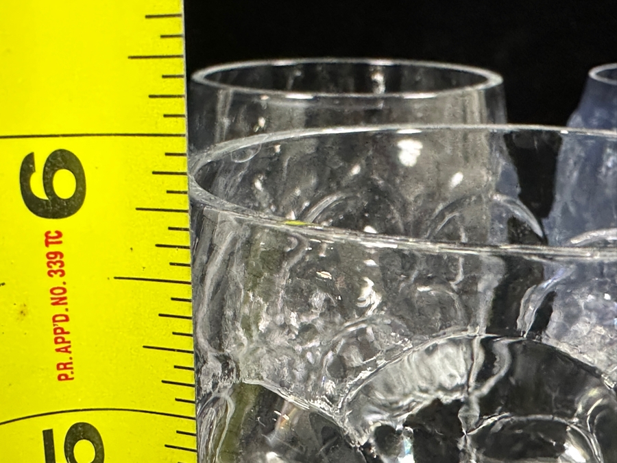 (6) Kosta Boda Sweden Grape Beer Glasses 5.75H Replacements Value $299 [Photo 7]