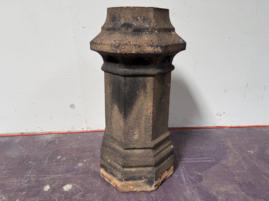 Just Added - Antique English Chimney Pot 15W X 33H [Photo 2]