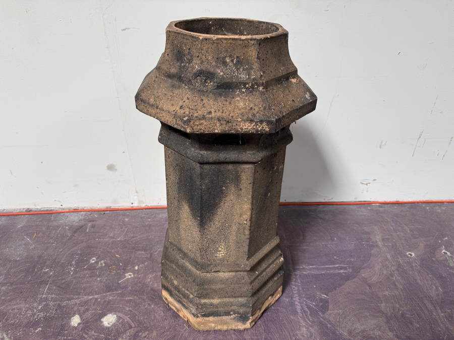 Just Added - Antique English Chimney Pot 15W X 33H [Photo 3]