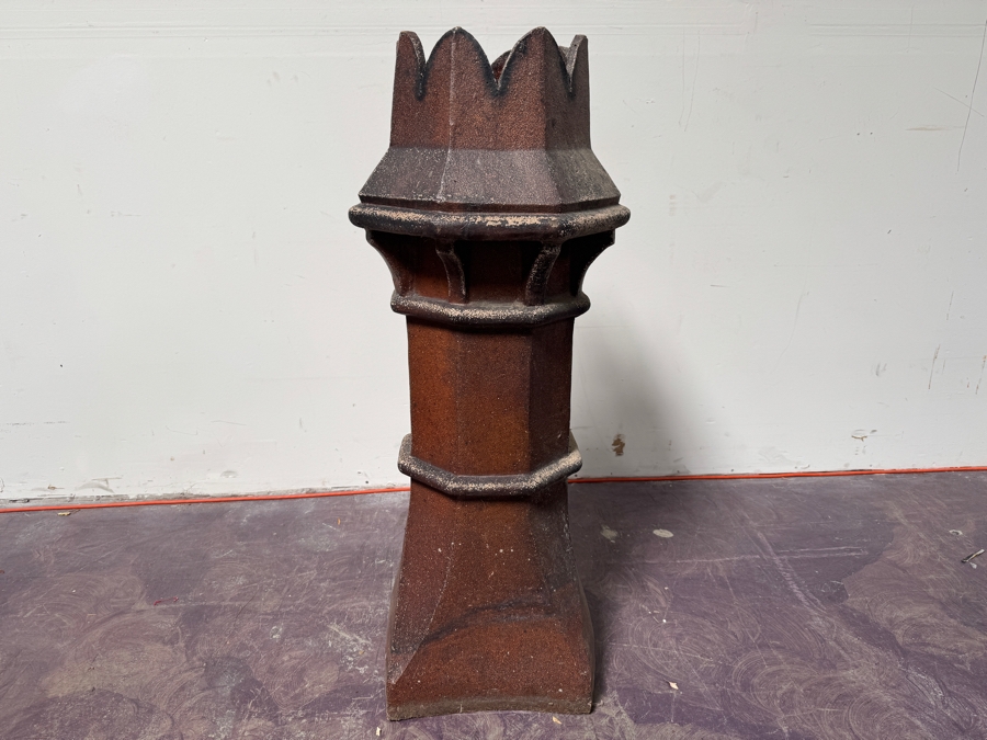 Just Added - Antique English Chimney Pot 15W X 42H [Photo 2]