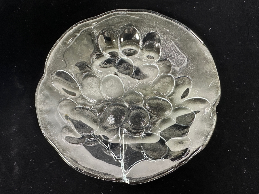 Just Added - (22) Kosta Boda Sweden Grape Salad Plates 7 3/8W Replacements Value $1,978 [Photo 5]