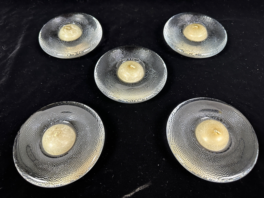 Just Added - (5) Iittala Nappi Finnish Tealight Candle Holders Nappi Series Designed By Markku Salo 5W [Photo 4]