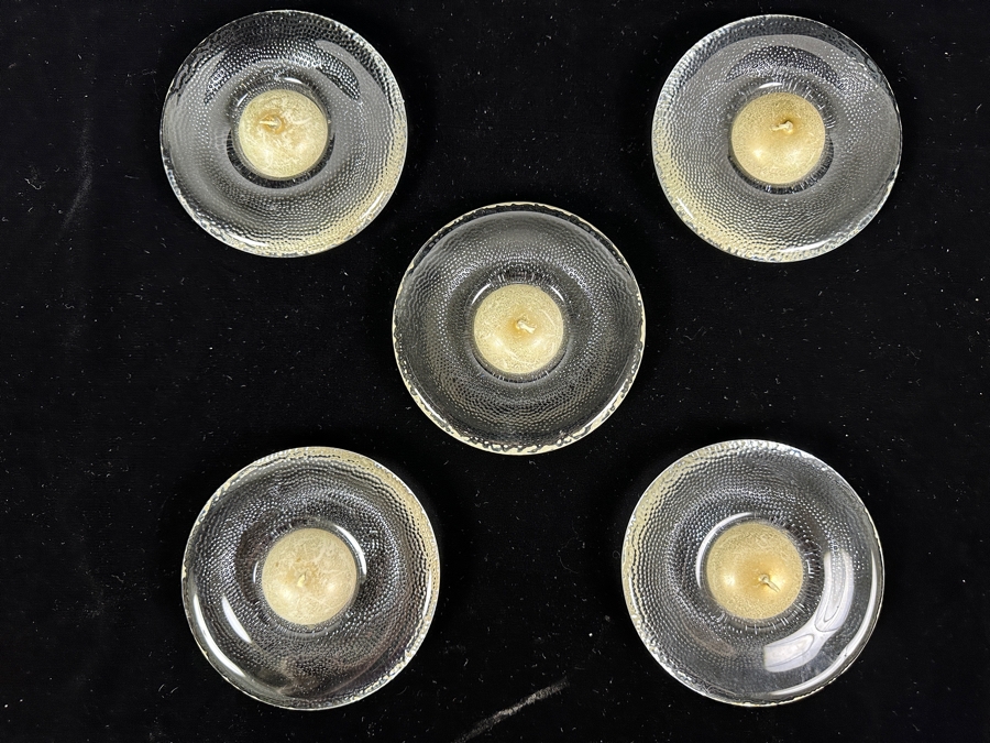Just Added - (5) Iittala Nappi Finnish Tealight Candle Holders Nappi Series Designed By Markku Salo 5W [Photo 2]