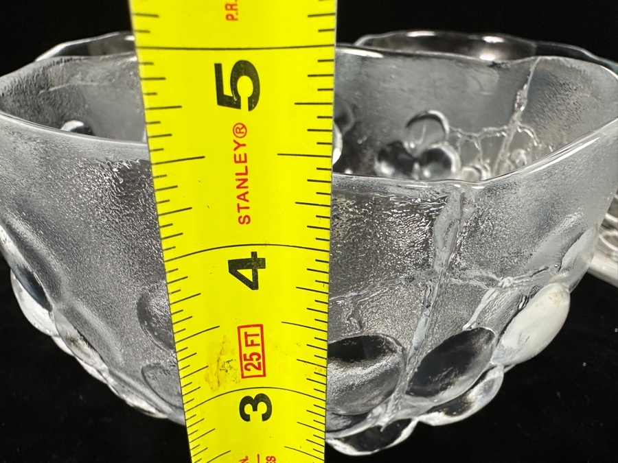 Just Added - (4) Kosta Boda Sweden Grape Bowls (1) 10 3/8W, (1) 7W & (2) 9.5W [Photo 8]