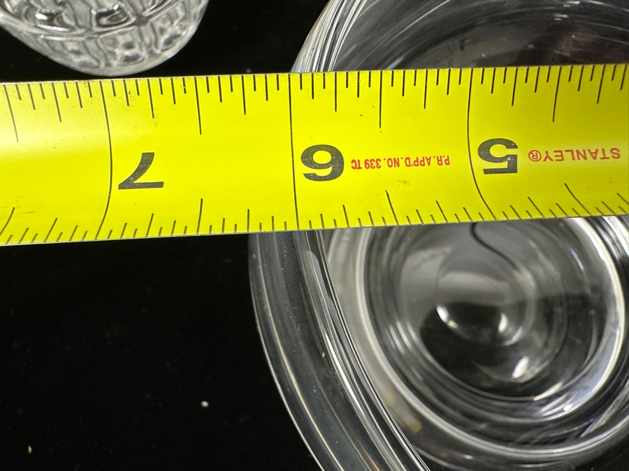 Just Added - William Yeoward Crystal Bowl Vase With Flower Frog 6W X 3 7/8H [Photo 10]