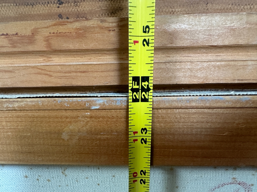 Just Added - Felix (Lex) Gonzalez (B. 1938) Original Oil Painting On Canvas Of Horses Titled 'Colting Time' Dated 1981 Los Angeles, CA 36 X 24 Framed 44 X 32 Retailed For $950 [Photo 15]