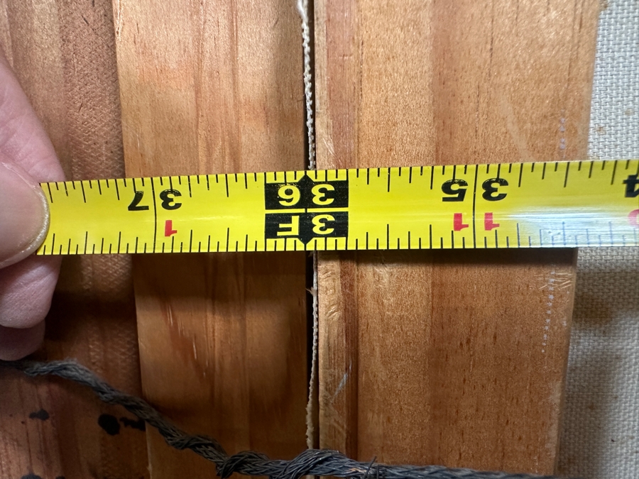 Just Added - Felix (Lex) Gonzalez (B. 1938) Original Oil Painting On Canvas Of Horses Titled 'Colting Time' Dated 1981 Los Angeles, CA 36 X 24 Framed 44 X 32 Retailed For $950 [Photo 14]