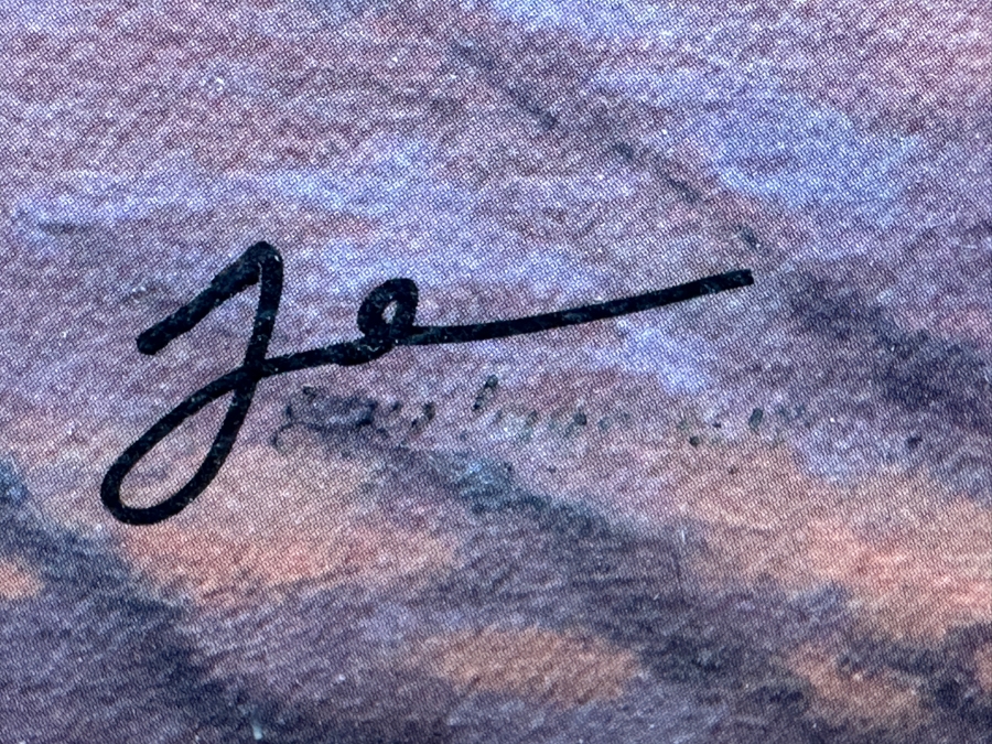 Just Added - Thomas Kinkade (1958-2012, American) Hand Signed Limited Edition Canvas Print Titled 'Spring Gate' 34 X 25 Framed 43 X 34.5 [Photo 7]