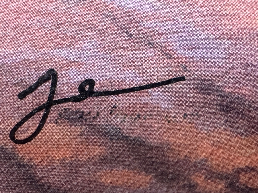 Just Added - Thomas Kinkade (1958-2012, American) Hand Signed Limited Edition Canvas Print Titled 'Spring Gate' 34 X 25 Framed 43 X 34.5 [Photo 6]