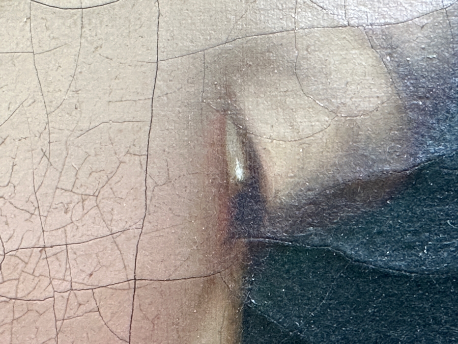 Just Added - Karl (Carl) von Calzada (B. 1824, Austrian) Antique Original Oil Painting On Canvas Signed And Dated 1868 Lower Left (Vertically) 20W X 26H In Antique Gilt Frame 30.5 X 36.5 [Photo 12]