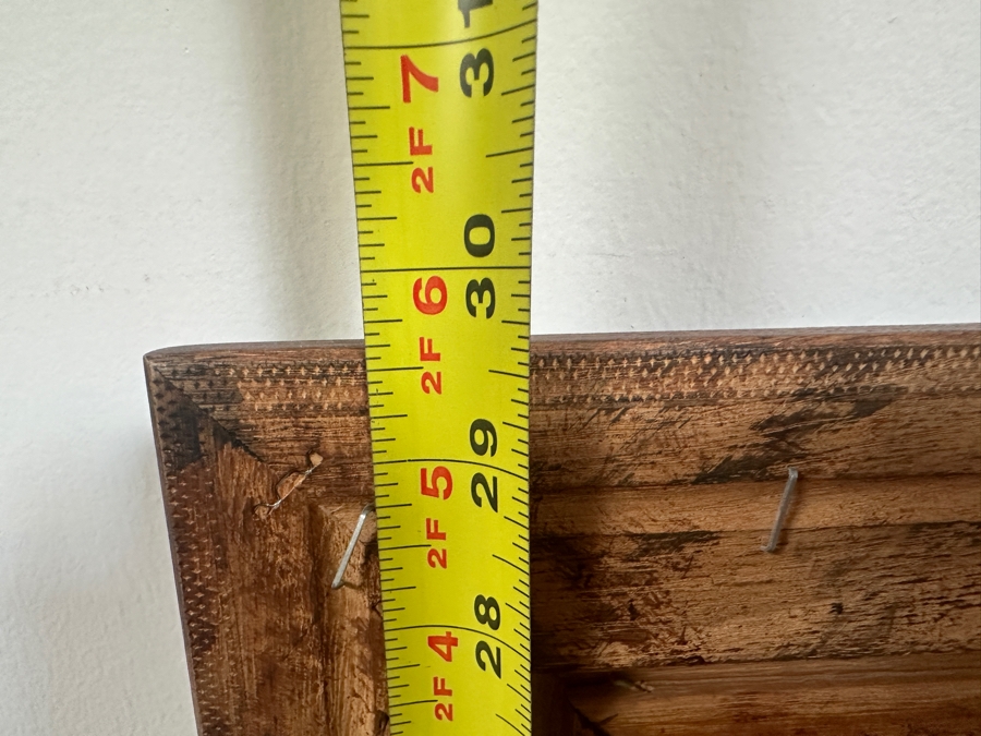 Just Added - Thomas Kinkade (1958-2012, American) Hand Signed Limited Edition Canvas Print Titled 'Village Christmas - Christmas Cottage VIII' Numbered 752 Of 1,240 G/P 24 X 18 Framed 35.5 X 29.5 [Photo 15]