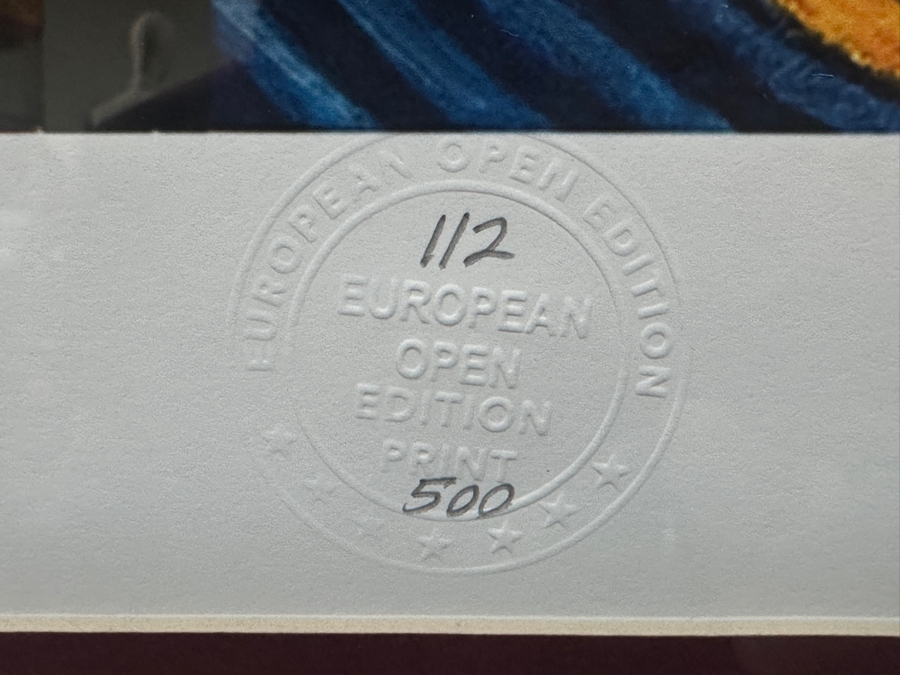 Just Added - Pablo Picasso Limited Edition Facsimile Plate Signed Print Titled 'Seated Woman Marie-Therese Walter' European Open Edition Print Numbered 112 Of 500 22 X 30.5 Framed 36 X 44.5   [Photo 9]
