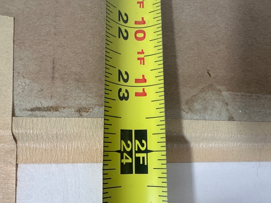 Just Added - Original Floral Watercolor On Drawing Board Signed CHIC G. G. L. 14 X 24 [Photo 9]