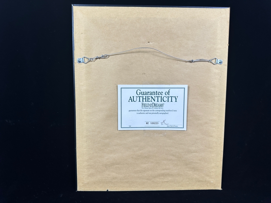 Just Added - Hand Signed Hank Aaron #44 Atlanta Braves Photograph With Field Of Dreams Certificate Of Authenticity 13 X 16 [Photo 12]