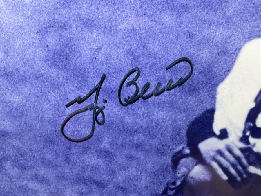 Just Added - Hand Signed Yogi Berra & Don Larsen 1956 World Series Perfect Game Photograph Signed By Yogi Berra And Don Larsen With Field Of Dreams Certificate Of Authenticity 17 X 20 [Photo 5]