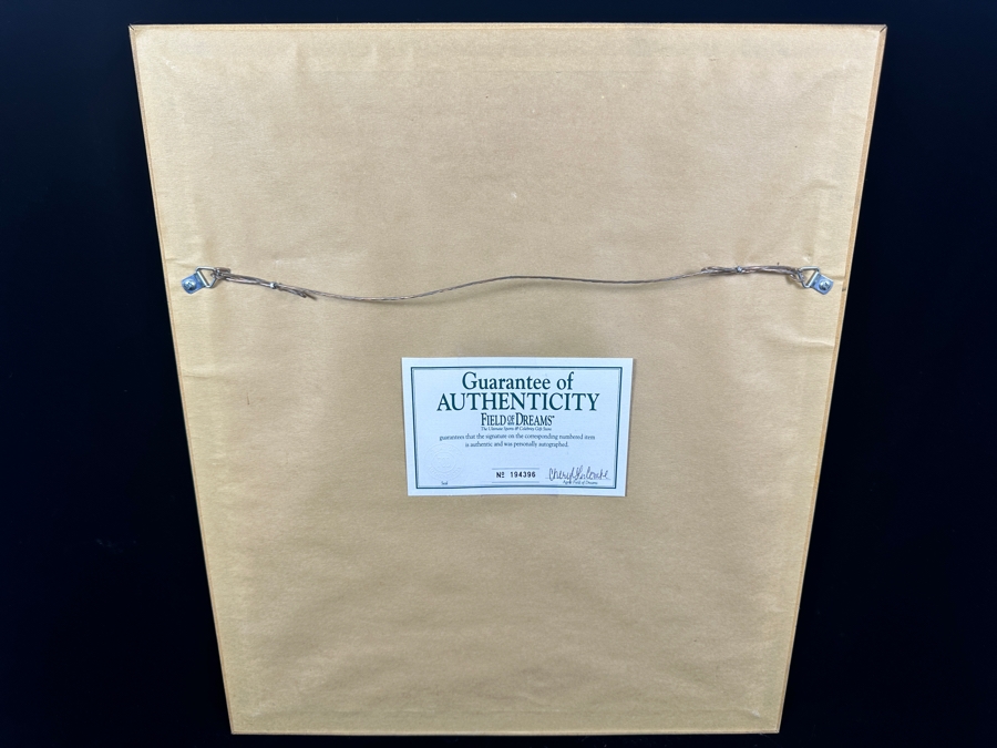 Just Added - Hand Signed Yogi Berra & Don Larsen 1956 World Series Perfect Game Photograph Signed By Yogi Berra And Don Larsen With Field Of Dreams Certificate Of Authenticity 17 X 20 [Photo 10]