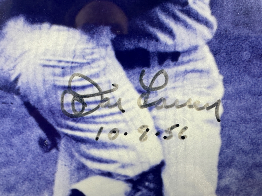 Just Added - Hand Signed Yogi Berra & Don Larsen 1956 World Series Perfect Game Photograph Signed By Yogi Berra And Don Larsen With Field Of Dreams Certificate Of Authenticity 17 X 20 [Photo 6]